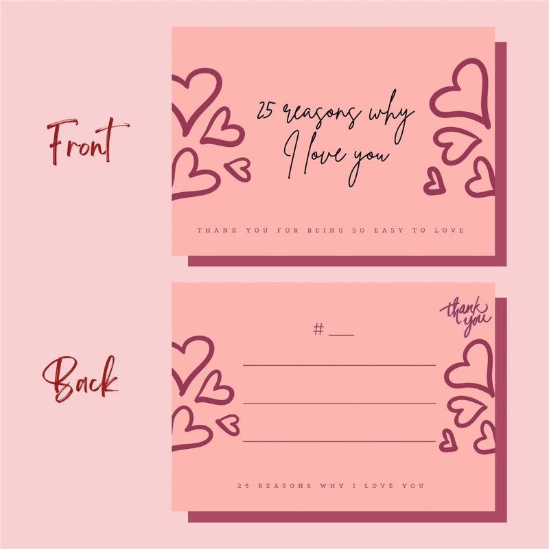Bugaboo "25 reasons why I love you" Cards