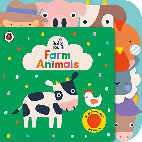 Farm Animals A Touch-and-Feel Playbook (Baby Touch) by Ladybird - Lemon Ribbon (Illustrator)