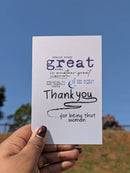 Behind every great woman is another great woman replying her frantic texts (Phoenix Cards)